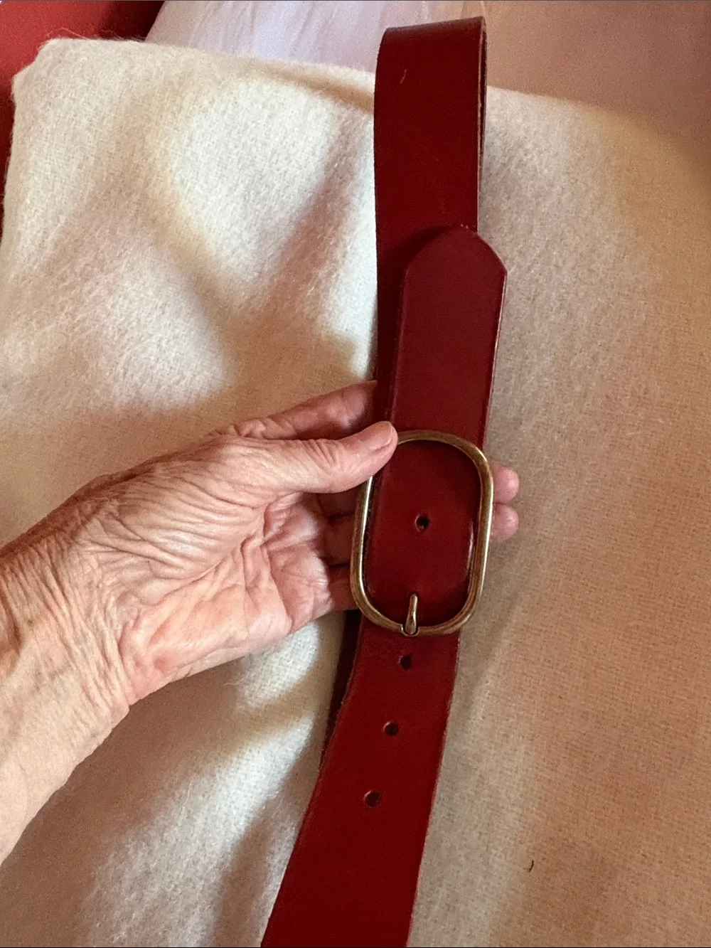 Anthropologie sleek crimson